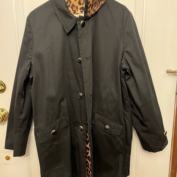 Reversible leopard print/black. Length to knee - Picture 6 of 6